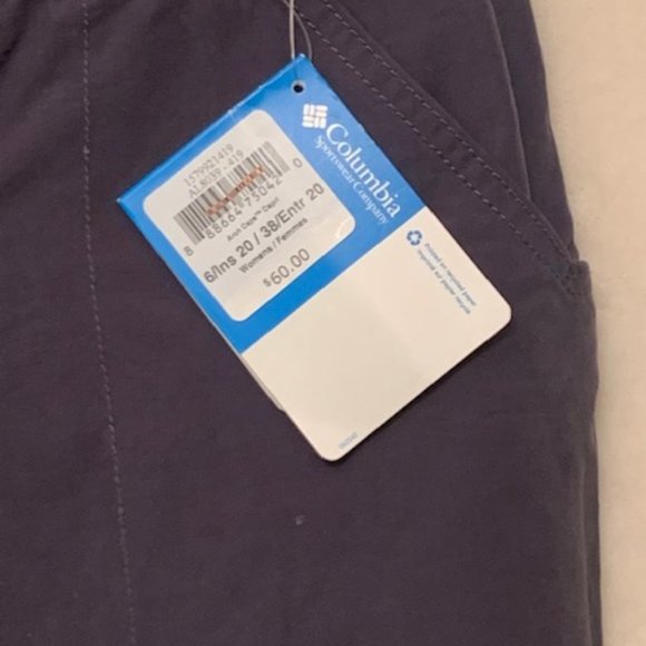 New Womens Columbia Capri Blue Size 6 NWT - Picture 2 of 6
